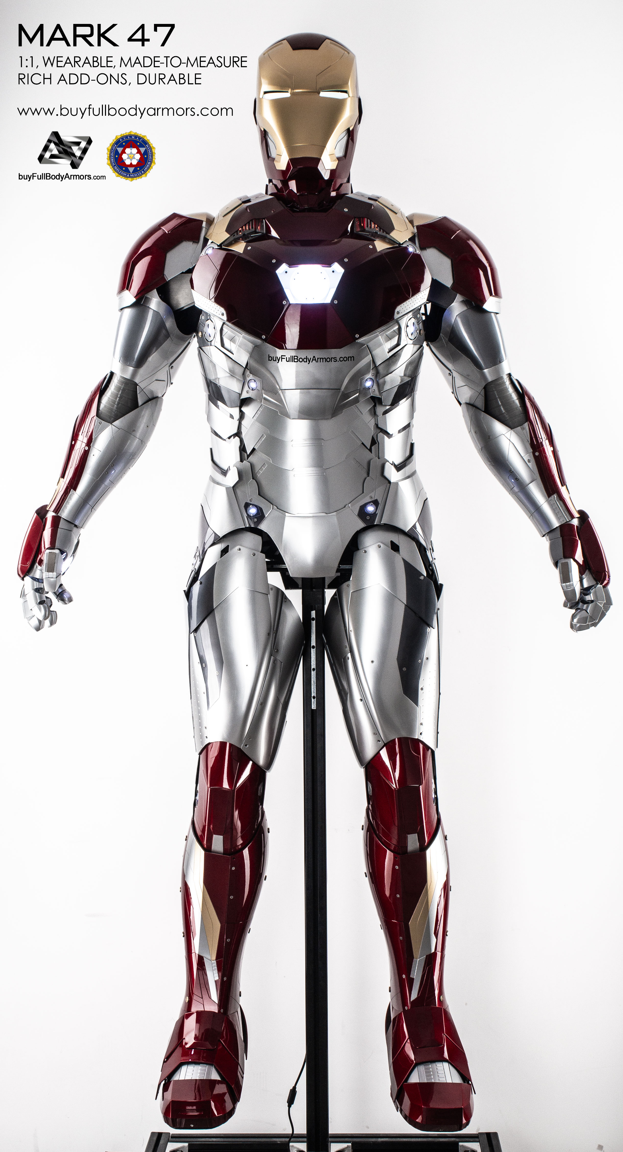 Wearable Iron Man Mark 47 Xlvii Armor Costume The Best